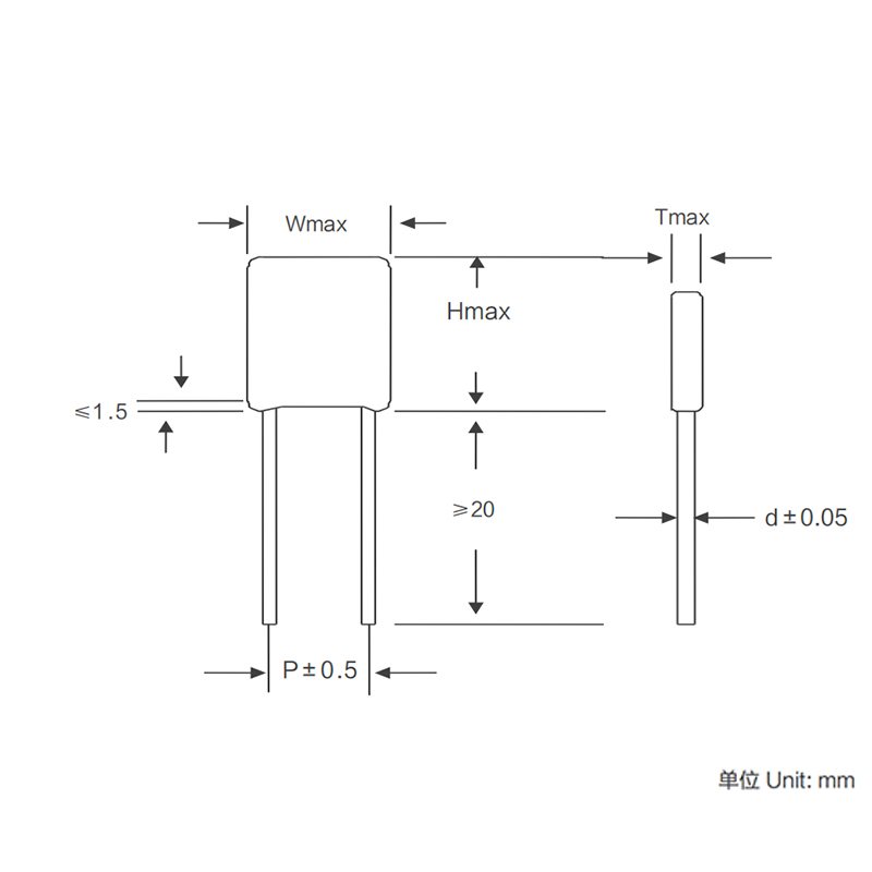 CH11 フィルムおよび箔コンデンサと混合された誘導性